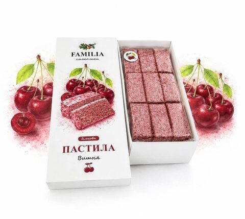 Пастила білкова &laquo;Вишня&raquo; (137 г) ppc-137 фото